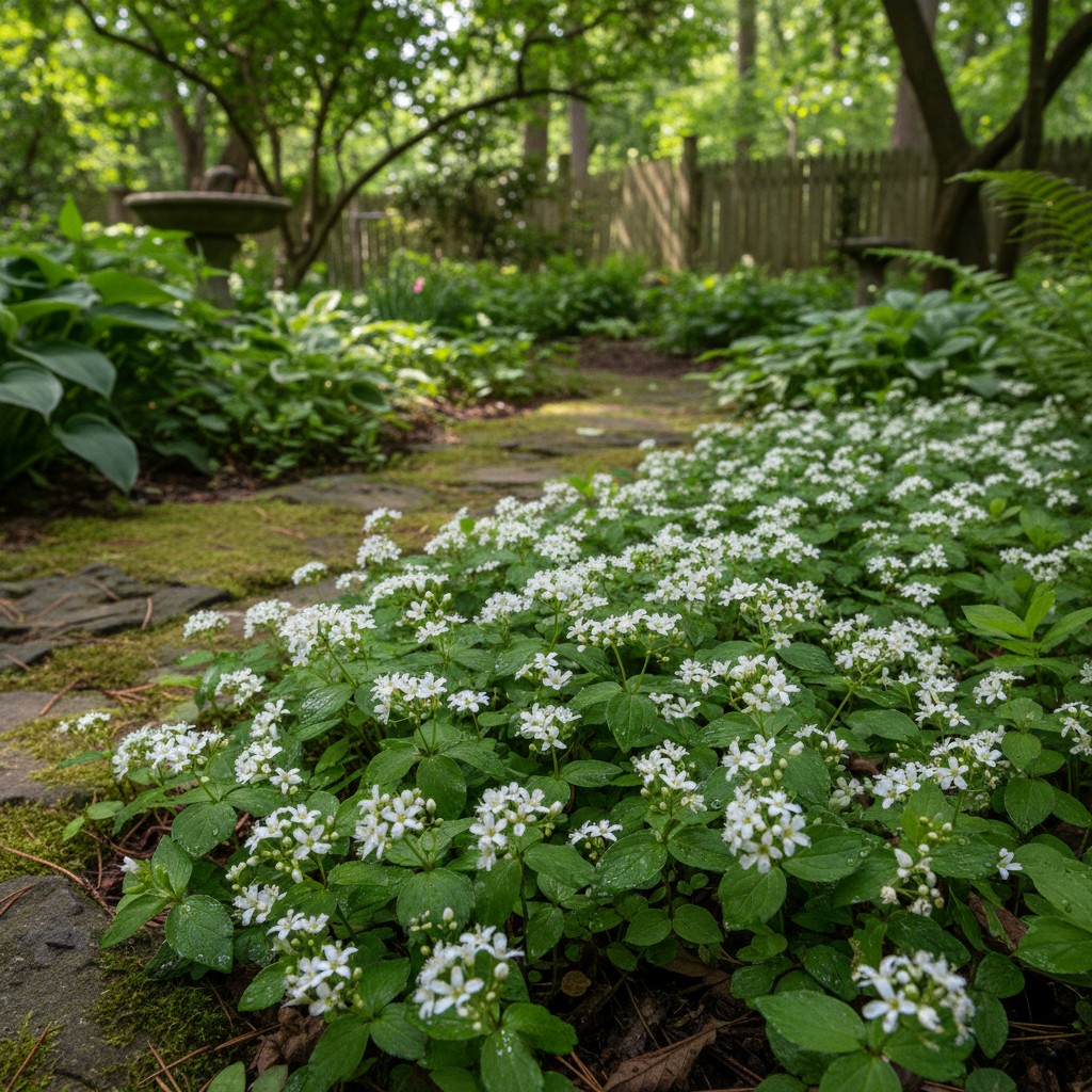 Sweet Woodruff Blumensamen zur Aussaat – Traditionssorte – ohne Gentechnik – Keimung biologisch Garten Samen duftend Blüten