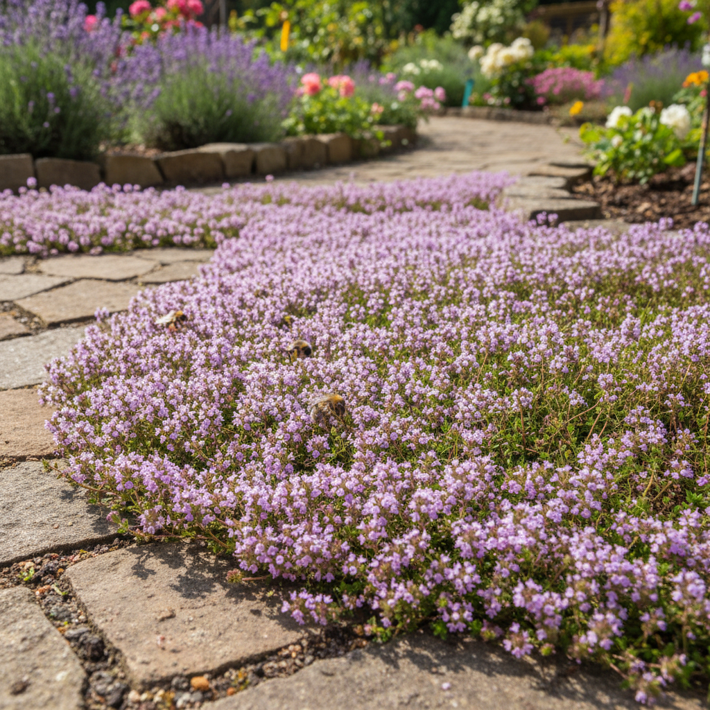Creeping Thyme Blumensamen Mischung Low Growing Bodendecker Garten Use
