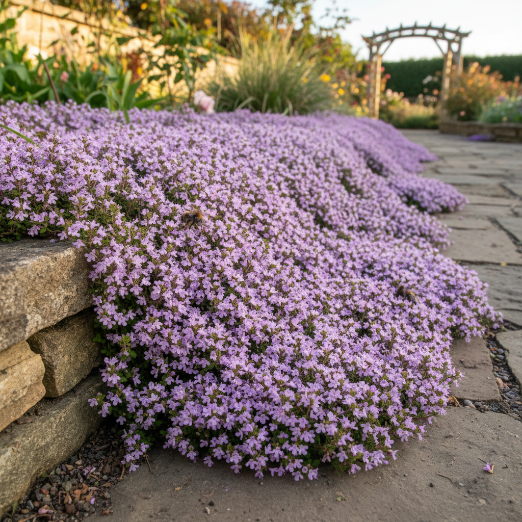 Creeping Thyme Blumensamen Mischung Low Growing Bodendecker Garten Use