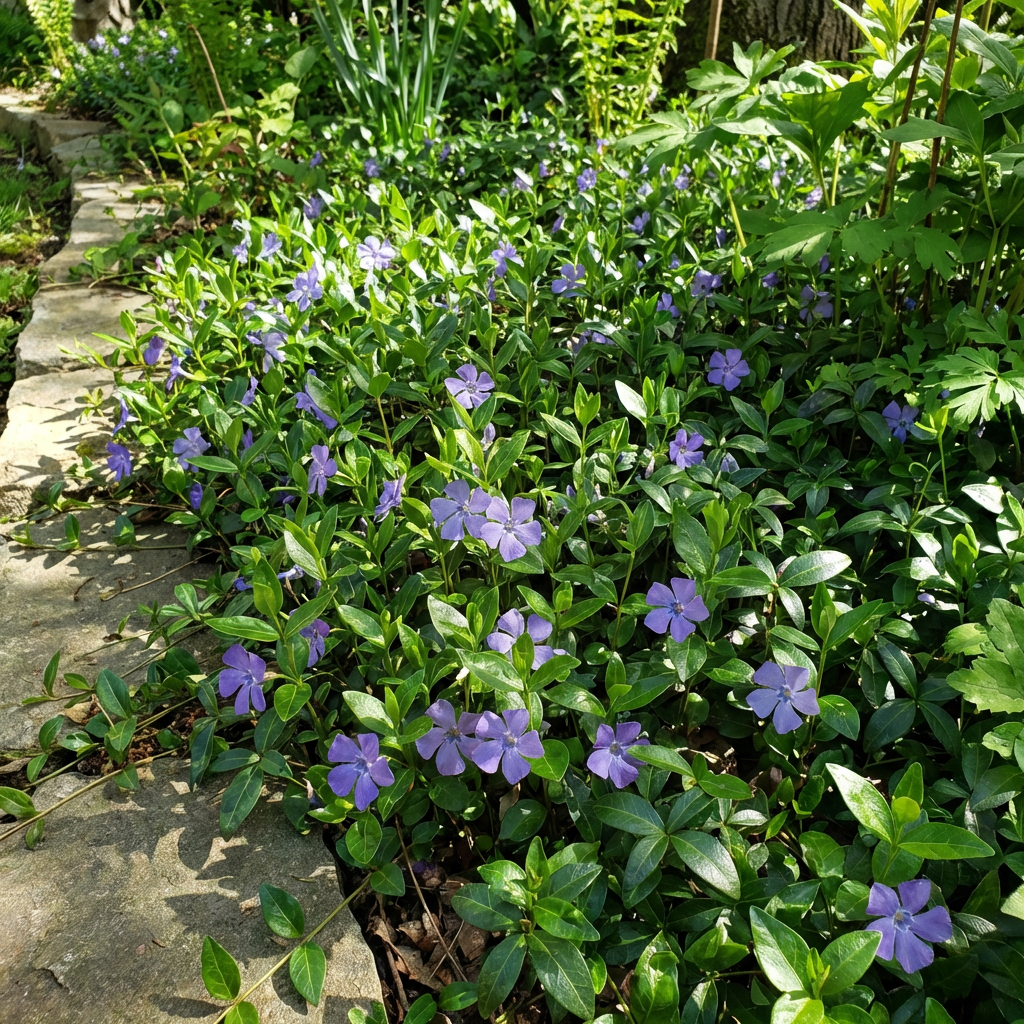 Immergrün Minor Blumensamen Halbschatten Gärten und Bodendecker Aussaat
