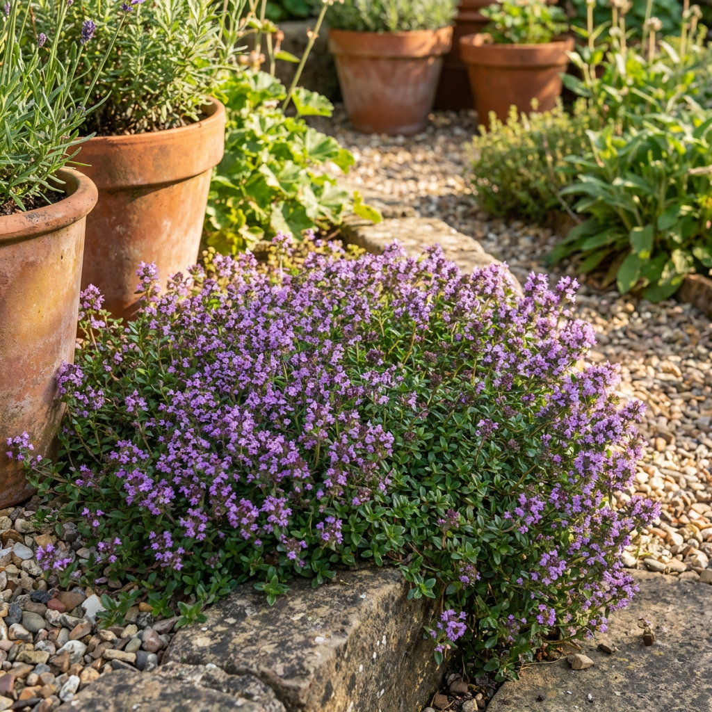 Lila Creeping Thyme (Thymus serpyllum) Blumensamen Garten Bodendecker Use