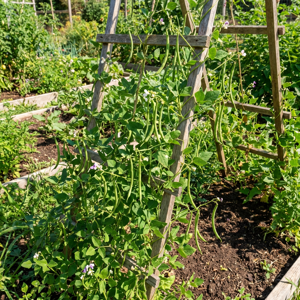 Phaseolus acutifolius Green Tepary Bean for Home Garden Growing