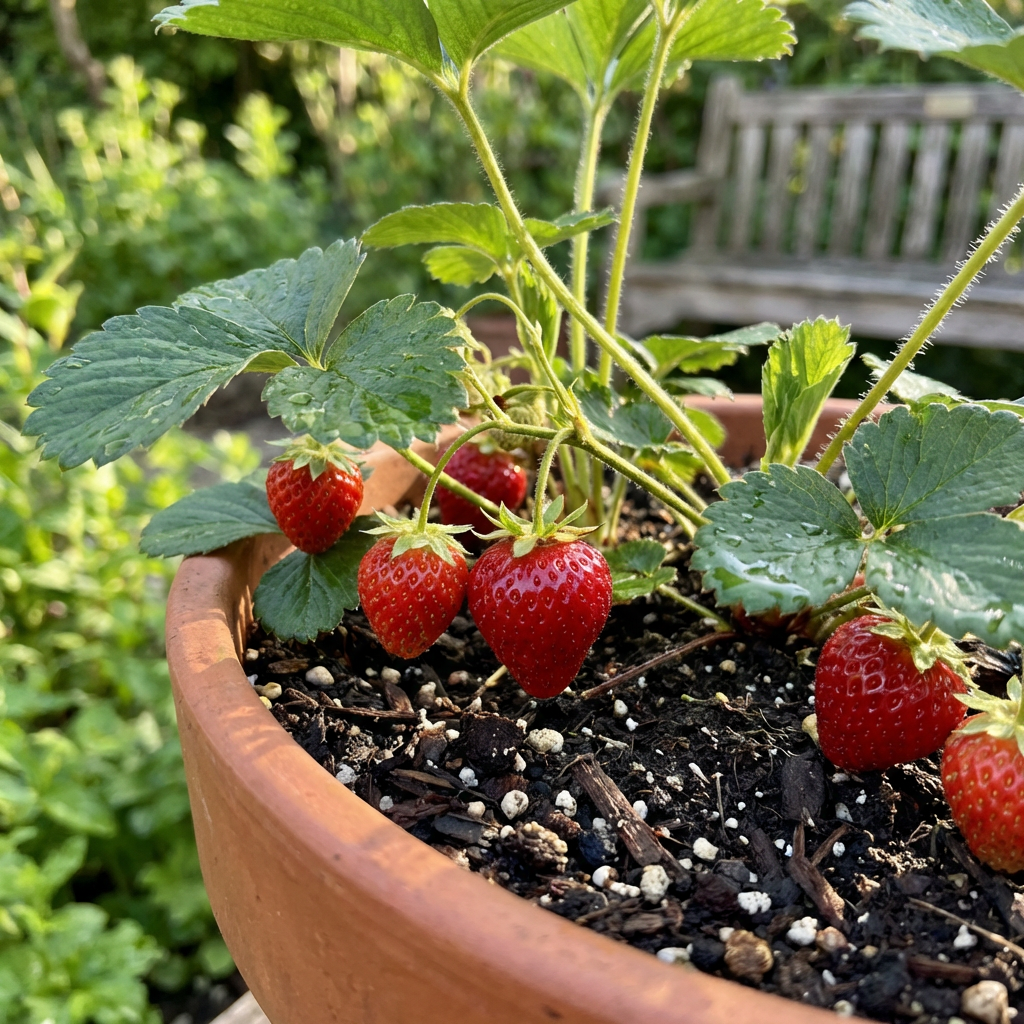 Albion Erdbeeren Samen – Süße Beeren für den Anbau im Hausgarten