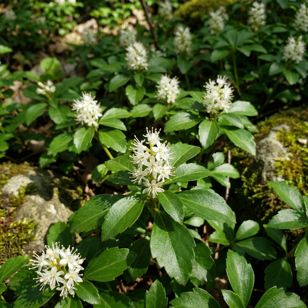 Pachysandra Blumensamen Halbschatten Garten Bodendecker Aussaat
