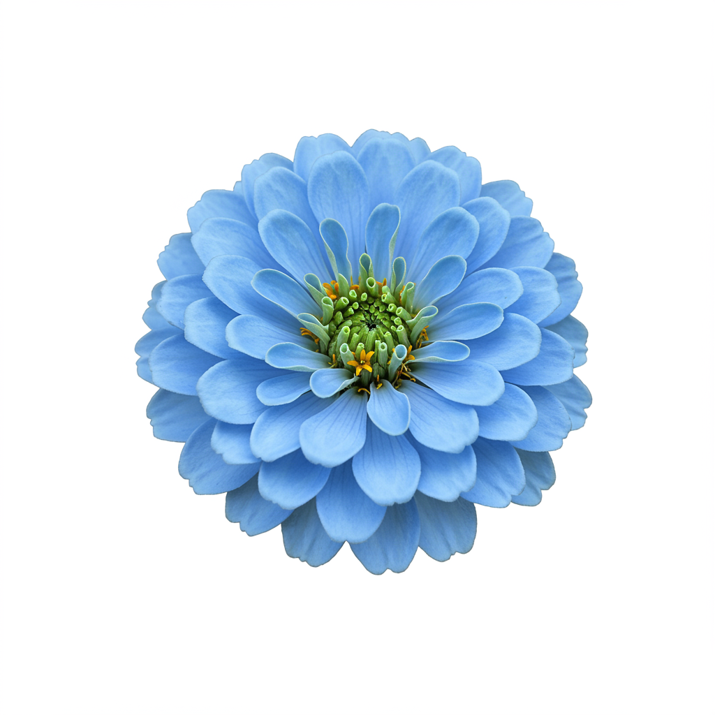 Himmelblaue Zinnien Samen – Zierblumen für den Garten