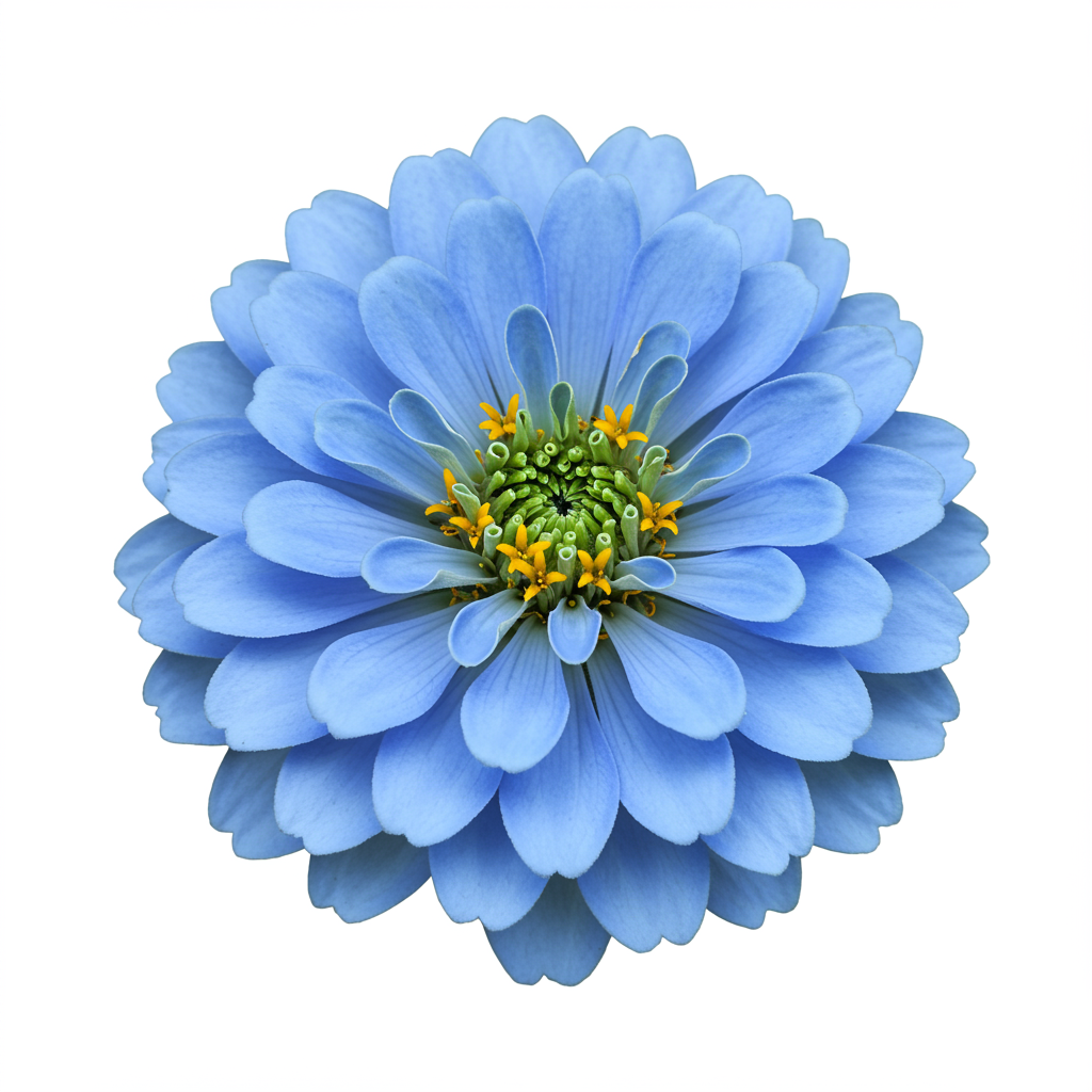 Himmelblaue Zinnien Samen – Zierblumen für den Garten