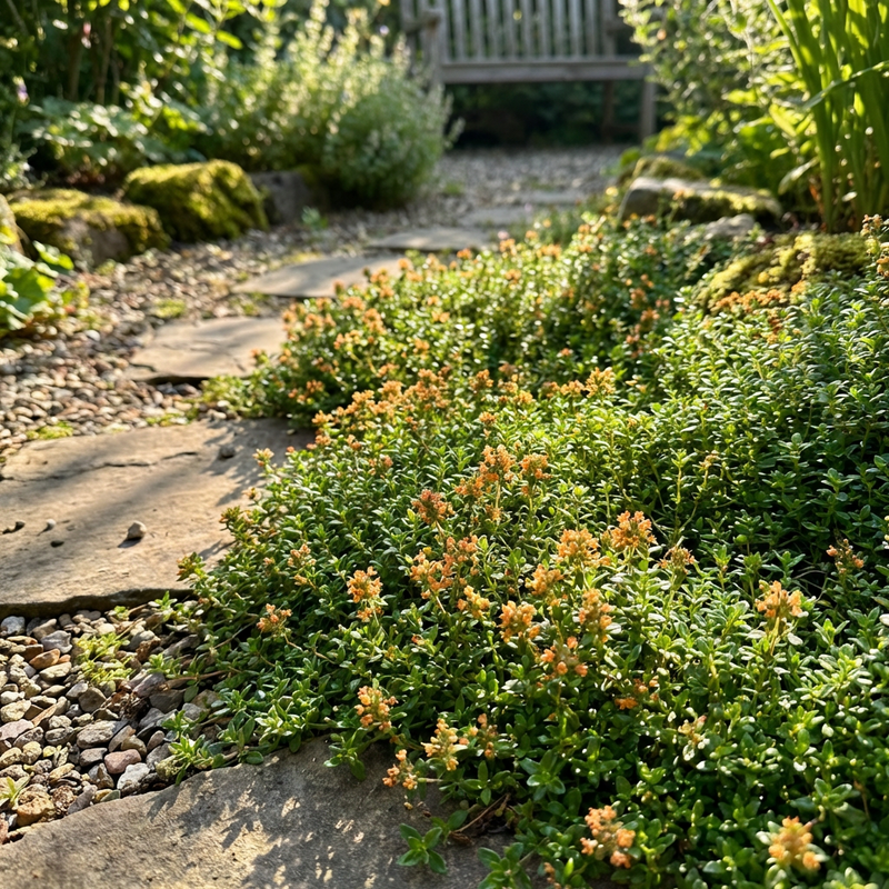 Orange Creeping Thyme Herb Seeds – Heirloom Garden Variety for Low-Growing Ground Cover