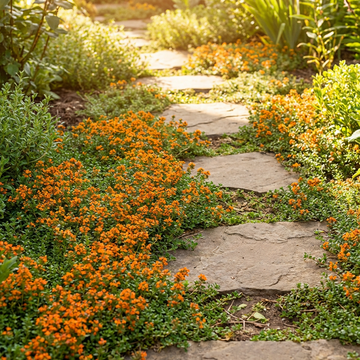 Orange Creeping Thyme Herb Seeds – Heirloom Garden Variety for Low-Growing Ground Cover