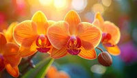 Orange Weiß Schmetterlingsorchidee Orchidee Blumensamen zur Aussaat leuchtend Blüten Traditionssorte & ohne Gentechnik Samen Hausgarten