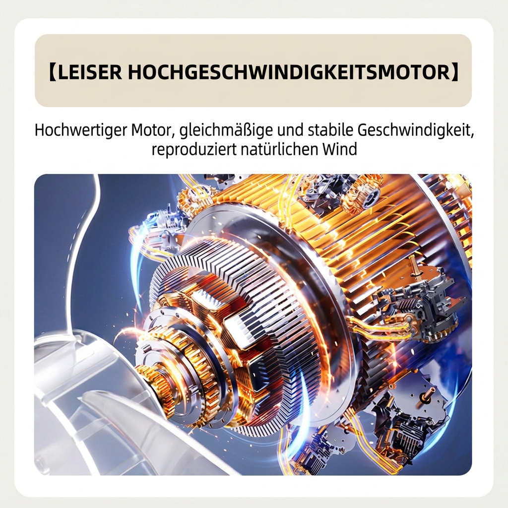 USB Octopus Ventilator für Kinderwagen & Schreibtisch, Tragbarer Mini Ventilator mit Nachtlicht, Handyhalter, 720° Flexarm und 3 Geschwindigkeitsstufen