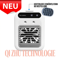 Mobiler Mini Luftkühler mit Kühlnebel, Luftbefeuchter und Ventilator, USB Air Cooler für Zuhause, Büro & Schlafzimmer