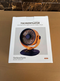 Ventilateur de bureau USB, ventilateur de table oscillant rechargeable avec 3 vitesses, ventilateur portable silencieux pour la maison, le bureau et la chambre à coucher