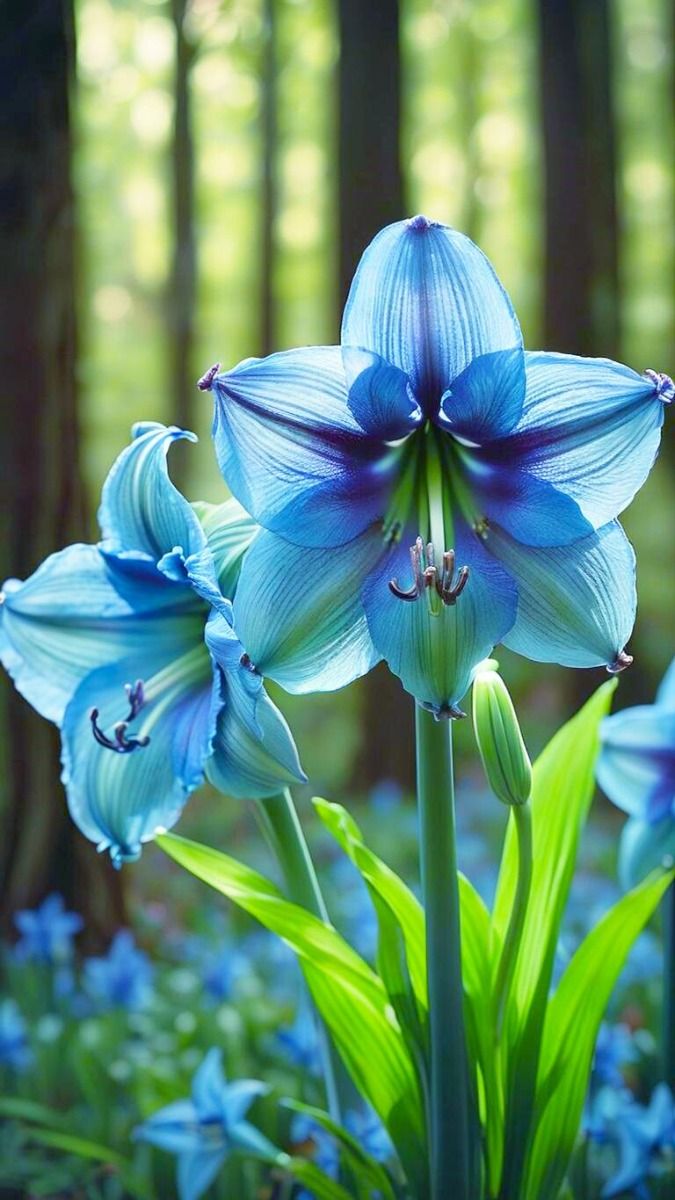 Non-gmo blau amaryllis samen for gardening