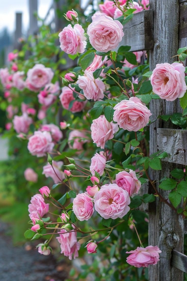 Non-gmo light rosa climbing rose samen