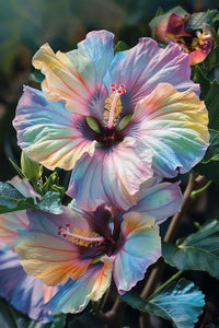 Non-gmo hibiscus rainbow anpflanzung samen