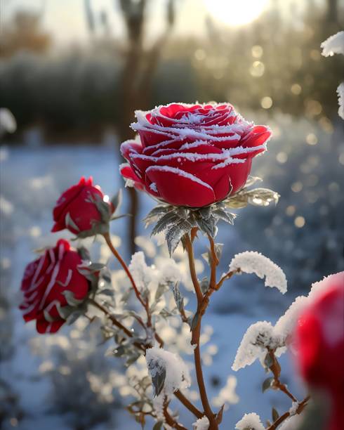 Rosa snow rose blume samen for anpflanzung
