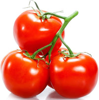Sliced red tomatoes showing interior gezogen aus red horizon tomato samen