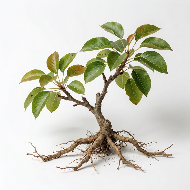 Autumn Moon Birnenbaum Setzling – Samenfest, Nicht gentechnisch verändert, Lebende Pflanze für Garten und Obstbau