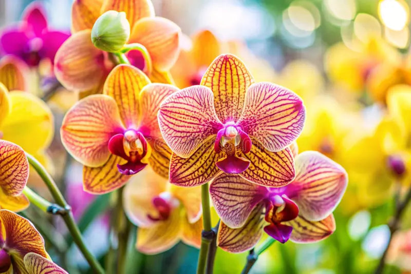 Orange Schmetterling Orchidee Blumensamen zur Aussaat – saisonal Dauerblüher – Traditionssorte & ohne Gentechnik Samen Hausgarten