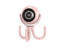 USB Octopus Kinderwagenventilator, Tragbarer Mini Ventilator mit LED-Licht, 5 Geschwindigkeitsstufen und Flexiblem Stativ für Kinderwagen, Schreibtisch & Reisen