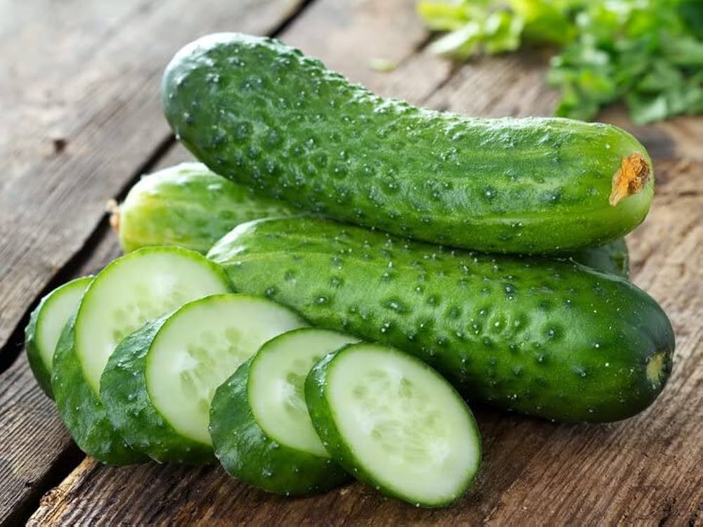 Crisp cucumbers gezogen aus spacemaster samen