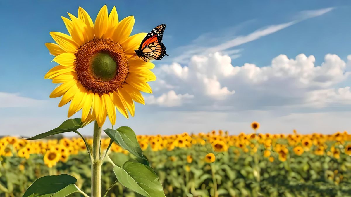 Sonnenblume Blumensamen zur Aussaat robust Sorte Traditionssorte & ohne Gentechnik Samen Hausgarten