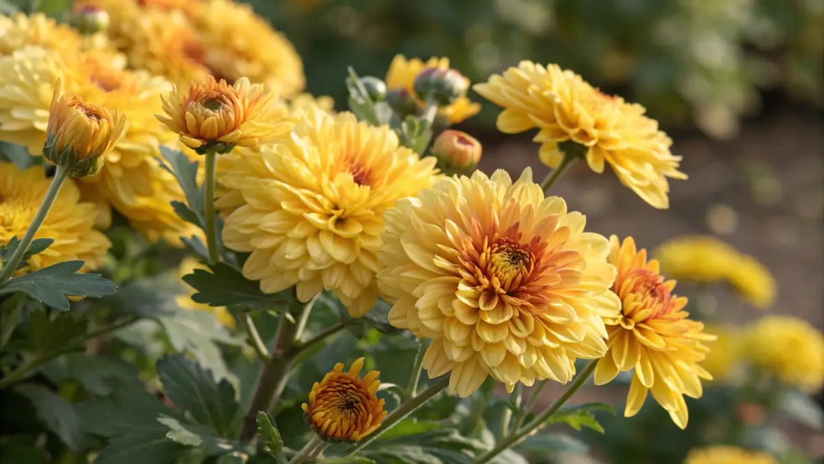 Mums Blumensamen zur Aussaat ideal Rabatten Traditionssorte & ohne Gentechnik Samen Hausgarten